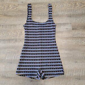 ZARA | Knit Patterned Romper | Sz. S